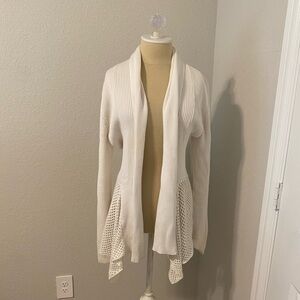 Per Se White Cardigan